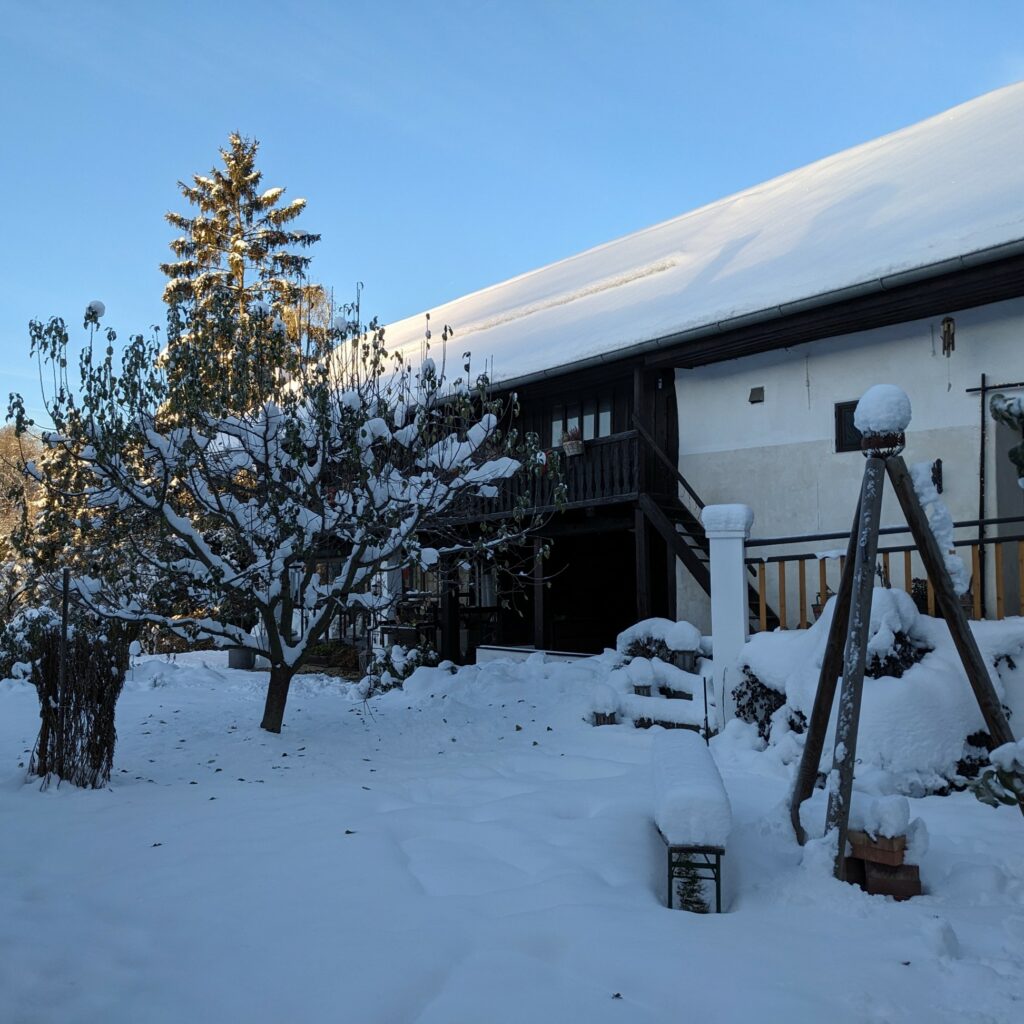 Kräuterhof im Schnee